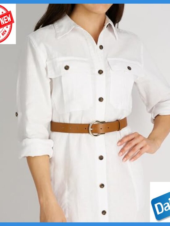 Leather Harness Belt with Adjustable Buckle, Size Medium main image 5